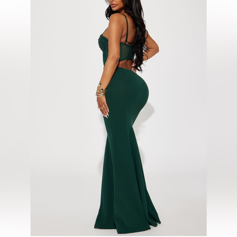 Hunter Green Gown - XL